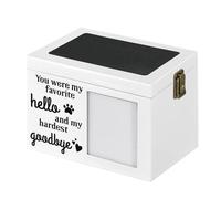 Urne funéraire pour animaux de compagnie - Avec cadre photo - Urne funéraire pour les cendres de grands chiens ou chats - Urne funéraire pour animaux de compagnie perdus