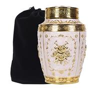 Urne funéraire pour cendres humaines adultes femmes - Urne funéraire en forme de fleur de rose pour maman - Urne funéraire pour femme en alliage de zinc - Peut contenir 200 centimètres cubes de