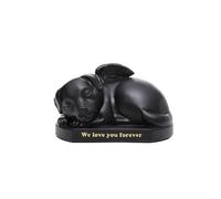Urne funéraire pour chats et chiens | Récipient durable pour cendres d'intérieur/extérieur avec joint hermétique | Cadeau de condoléances pour chérir des souvenirs éternels (chien)