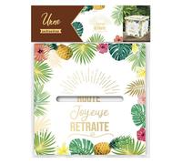 STC Urne Jour de Fête Joyeuse Retraite Blanc Décoration de fête Adulte Mixte
