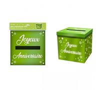 Urne “Joyeux Anniversaire” - Métal