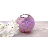 Urne - Mini Urnes - Mini Urne Photophore - Marbre Rose - Urne en Verre - Urne Bougie - Urne de Luxe