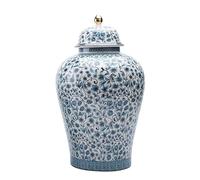 Urne Moyenne pour Cendres Humaines, Urne Funéraire Bleue pour Cendres de Personnes Âgées, Urnes pour Cendres de Gros Animaux de Compagnie(M)