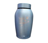 Urne pour Animaux De Compagnie en Acier Inoxydable - Souvenir Cendres Chiens, Chats, Chiots - Coffret Funéraire Décoratif, Idéal Pours Préserver Mémoire Fidèle Compagnon