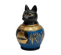 Urne Pour Animaux De Compagnie - Pot Spirituel En Résine Égyptienne | Boîte De Crémation Pers D'Animalis Domesticis, Pour Honorer La Douleur, Maison, Bureau, Mémoire Persla, Sauvegarder De Précieux So