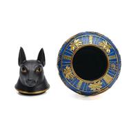 Urne pour cendres d'animaux de compagnie, vase égyptien en résine, boîte pour cendres d'animaux de compagnie, pour le deuil et la perte, honorer les étagères, le bureau et la maison, pour faire