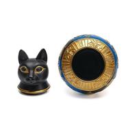 Urne pour cendres d'animaux domestiques - Structure en résine coulée, boîte spirituelle en résine, rangement de figurines peinte à la main, design souvenir symbolique, sculpture de mythologie