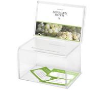 Urne promotionnelle, en acrylique, transparent