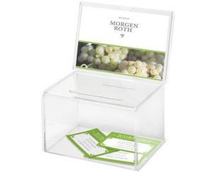 Urne promotionnelle, en acrylique, transparent