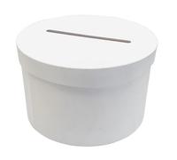 Urne Ronde Carton Blanc D 24,5 X 15 Cm