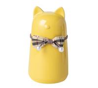 Urne Souvenir, Petite urne Cendres d'animaux, urne en céramique(Yellow)