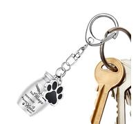 Urnes Funéraires pour Chiens Animaux de Compagnie | Urne Funéraire pour Cendres Canines en d'Aluminium - Pendentif Flacon Parfum Aluminium avec Breloque Patte De Chiot pour Chat Cérémonie Funéraire
