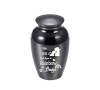 Urnes pour animaux de compagnie en alliage d ' aluminium pour chiens chats conteneur de cendres d ' animaux pendentifs d ' urne souvenir avec urnes à mémoire de mots commémoratif fournitures d ' urne