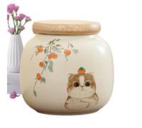 Urnes pour Cendres de Chat | Urne en céramique pour Cendres d'animaux | Boîte Souvenir pour Poils de Chien et crémation | posthume et Jardin