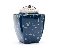 Urnes Urne funéraire Souvenir Mini urne de crémation Cendres humaines Adulte Convient à Une Petite quantité de Cendres incinérées Cercueil (Taille : F)