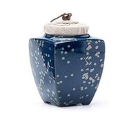 Urnes Urne funéraire Souvenir Mini urne de crémation Cendres humaines Adulte Convient à Une Petite quantité de Cendres incinérées Cercueil (Taille : F)