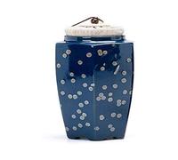 Urnes Urne funéraire Souvenir Mini urne de crémation Cendres humaines Adulte Convient à Une Petite quantité de Cendres incinérées Cercueil (Taille : F)