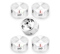 Urnqowuy Lot de 5 boutons de commande W11030413 pour cuisinière Whirlpool KitchenAid certains modèles, bouton de contrôle de cuisinière, remplacement W10643306 W10786063 W11027434 AP6038805 PS11770322