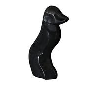 Urns Paradise, Urne Funéraire Donald pour Chien, Urne pour Cendres De Crémation, Mémorial pour Animaux, Souvenir de Son Animal de Compagnie. (Noir)