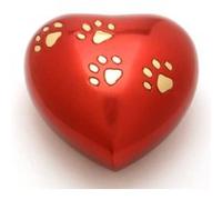 Urns UK Hertford Urne funéraire pour Animal de Compagnie Rouge 7,5 cm G