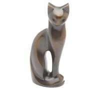 Urns Uk - Urne funéraire pour animal de compagnie - Chat - Bronze - 24 cm