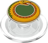 Uroboros - Symbole de Serpent - Cycle éternel - Temps Mystique PopSockets PopGrip pour MagSafe