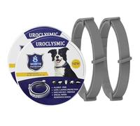 UroClysmic Lot de 2 colliers imperméables et réglables pour chiens de petite, moyenne et grande taille, sûrs et confortables, conviennent également aux chiens de plus de 7 semaines, taille unique