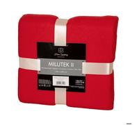 uromat Couverture Polaire Couverture Doudou Couverture canapé Couverture Salon avec Bords Cousus Rouge 150x200 cm