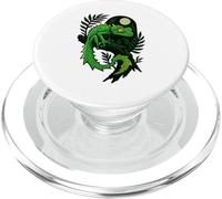Uroplatus Phantasticus Gecko à Queue de Feuille Exotique pour Reptiles PopSockets PopGrip pour MagSafe