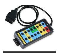 URPIZY 1 testeur de protocole OBDII avec indicateurs d'état LED et interface 16 broches pour système d'alimentation de véhicule et diagnostic automobile