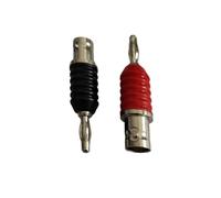 URPIZY Adaptateur BNC mâle vers double fiche banane 4 mm pour oscilloscopes, laboratoires et ateliers électroniques