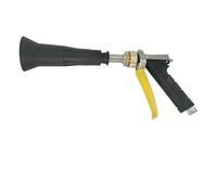 URPIZY Agrar - Arroseur haute pression - Pulvérisateur rotatif en alliage et plastique - Plusieurs modes d'eau pour pelouse, parterres de fleurs et nettoyage de véhicule - Noir - 28 x 13 cm