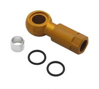 URPIZY BH90 Connecteur olive pour conduite de frein hydraulique SLX/XT/XTR, alliage d'aluminium, compatible avec Shimano, MT4 (1 pièce¹ck, couleur comme sur la photo)