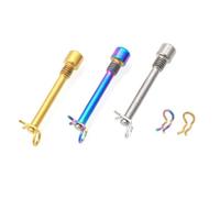 URPIZY Boulons en aluminium pour frein à disque de vélo, durs, inoxydables, coupe filetée précise, 2 pièces¹ck avec circlips Couleur : or, Dimensions : 12 x 7 x 2 cm, couple : 2-4 N¡¤m