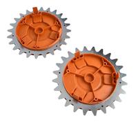 URPIZY Cache-moyeu de roue pour robot tondeuse S&M avec picots antidérapants pour Worx LANDROID S300/M500/M700/M1000/S450i/S700i/M800i modèles (WR130E, WR141E, WR142E, WR143E, WR101SI, WR11SI, WR141E