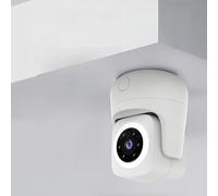 URPIZY Caméra Wifi Smart Home 3MP Vision Nocturne Couleur Détection de Mouvement avec Notification d'Alarme Audio Bidirectionnel pour Alexa, Google Home, Smart Life et Moes APP Micro Intégré