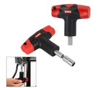 URPIZY Clé de rotation avant avec préréglage .8 Nm / 2,5 Nm pour impression 3D Sen et montage M, acier au vanadium chromé, compatible avec les embouts de 4", avec tube de rallonge interchangeable