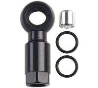 URPIZY Connecteur olive en aluminium pour conduite de frein hydraulique BH90, pour Shimano SLX/XT/XTR, MT4, 4,8 mm, couleurs : argenté/noir/or/rouge