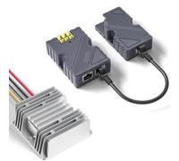 URPIZY Convertisseur boost DC 150 W pour Starlink V2, 12 V vers 48 V PoE Injecteur & Dish Câble adaptateur pour camping-car, voiture, réseau marin