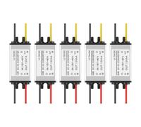 URPIZY Convertisseur CC 24 V vers 12 V CC avec boîtier en aluminium, 1,5 A, 96 % d'efficacité, alignement synchrone, protection contre le courant, la température, les courts-circuits, pour automobile