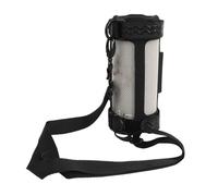 URPIZY Coque en silicone pour JBL Grip avec bandoulière et support de vélo, étanche aux chocs, conception de voyage portable, 16 x 7,5 x 7 cm, noir