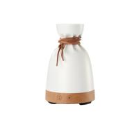 URPIZY Diffuseur d'arômes : humidificateur à ultrasons avec lumière blanche chaude pour la maison, le yoga et le bien-être, arrêt automatique, 11 x 17,5 cm
