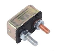 URPIZY Disjoncteur automatique 12 V 20 A/40 A/50 A - Boîtier en métal - Protection contre les surcharges - Pour voiture, camion, bateau, bus, véhicule électrique, chargeur de batterie, montage facile