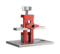 URPIZY Dispositif de serrage en aluminium pour trous de précision, pince réglable pour armoire de rangement, alliage d'aluminium robuste avec surface oxydée, perceuse