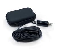 URPIZY Elf QRP15 Antenne à ondes courtes 1-30 MHz Antenne HF portable avec boîtier ABS Étanche Compact Léger Large bande 1:49 50Ω Pour l'extérieur Radio amateur Noir