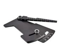 URPIZY Équerre de mesure réglable de la hauteur des roues et de la jante, pour voitures modèles 1/10 RC, angle de réglage portable pour écartement de voie et de chute