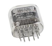 URPIZY IN12 Nixie Horloge Module avec lumière respiratoire RVB, puce chronométrée de haute précision et mémoire de coupure de courant, alimenté par USB pour horloge rétro à incandescence DIY (noir