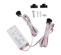 URPIZY Interrupteur à induction avec technologie à double bouton, sans contact pour éclairage LED, charge 500 W, détection de 5 cm, 220 V, montage dans les armoires et les placards