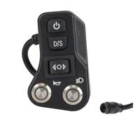 URPIZY Interrupteur de clignotant et de phare 8 broches pour trottinette électrique Kukirin G3 Pro, G4 Max - Compact, résistant aux intempéries, installation facile, meilleure sécurité routière