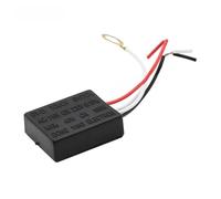 URPIZY Interrupteur tactile pour lampe AC 220 V 3 A à intensité variable unipolaire sensible au toucher avec contact métallique, compatible avec ampoules à économie d'énergie et à incandescence, forme